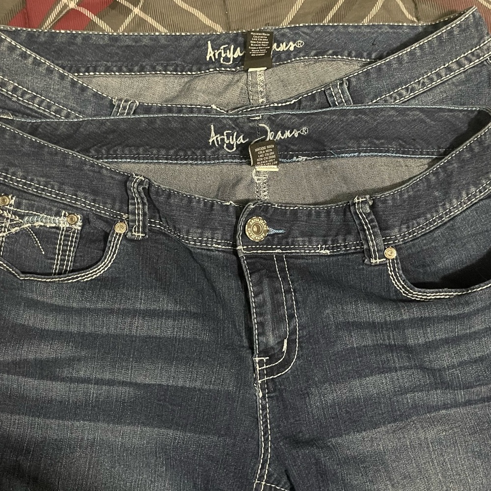 Ariya Jeans - a pair of shorts and a pair of capris , womens or teens